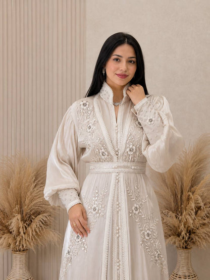 Noura Handcrafted Organza Kaftan