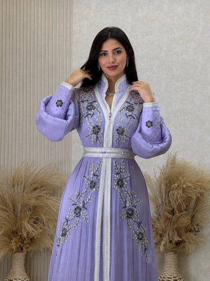 Noura Handcrafted Organza Kaftan