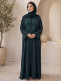 Emerald Blossom Abaya