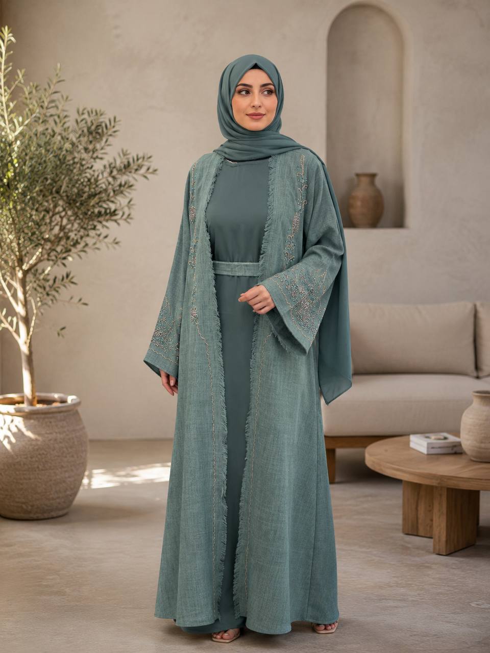 Sahara Breeze Open Abaya