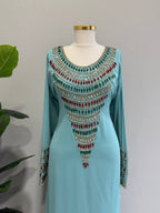 Zahra Moroccan Embellished Jalabiya