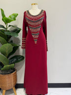Zahra Moroccan Embellished Jalabiya