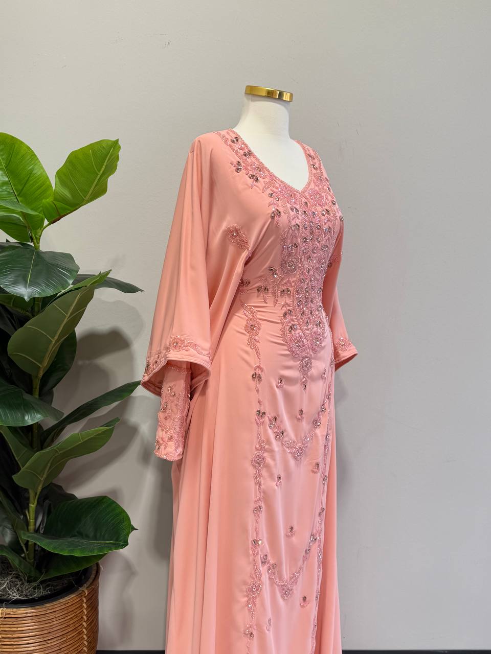 Dana Hand-Beaded Kaftan