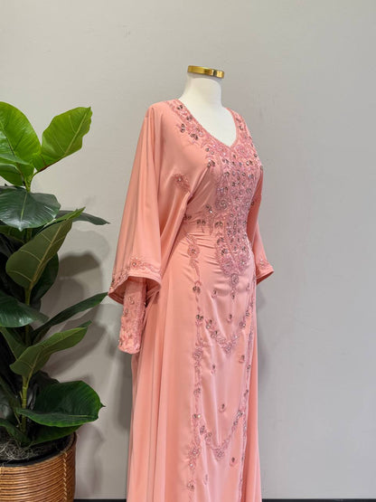 Dana Hand-Beaded Kaftan
