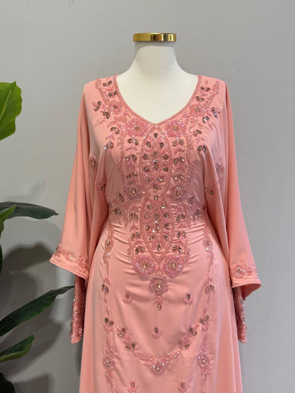 Dana Hand-Beaded Kaftan