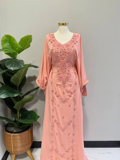 Dana Hand-Beaded Kaftan