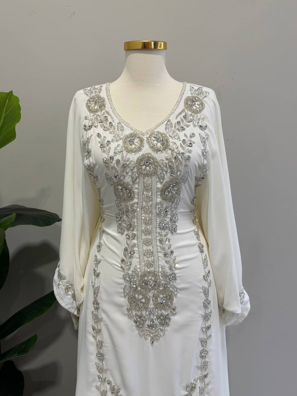 Dana Hand-Beaded Kaftan