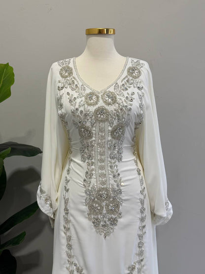 Dana Hand-Beaded Kaftan