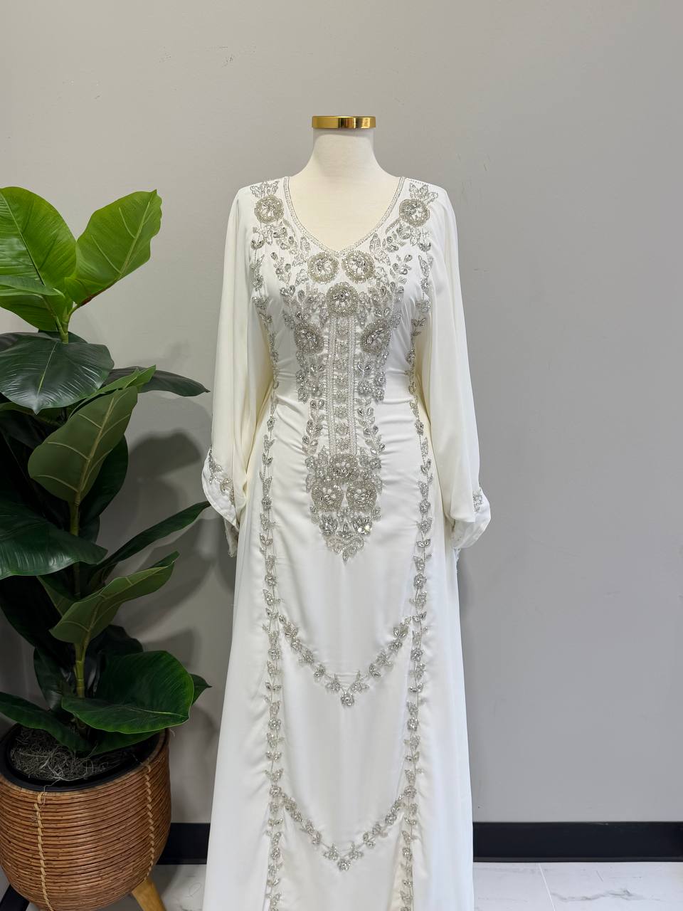 Dana Hand-Beaded Kaftan
