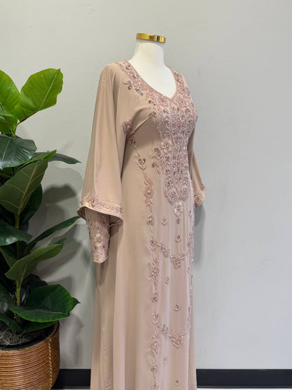 Dana Hand-Beaded Kaftan