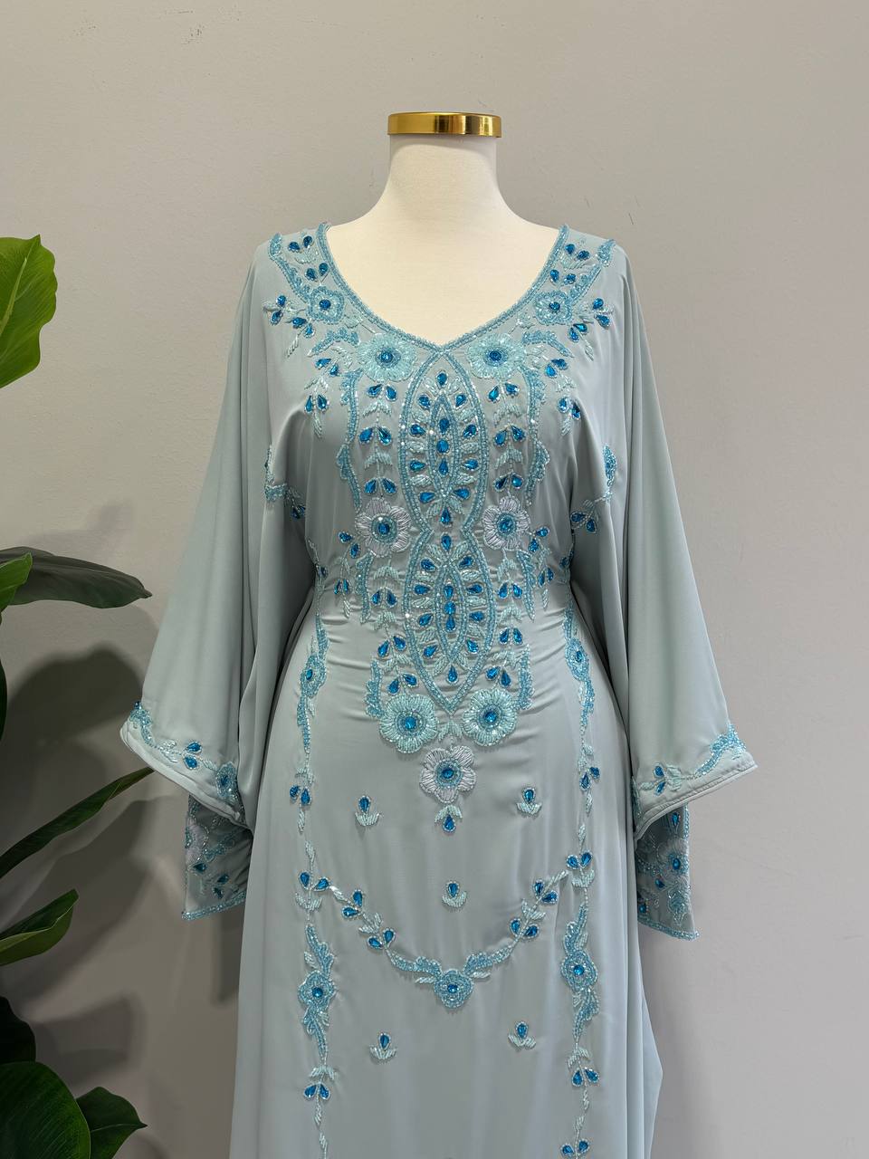 Dana Hand-Beaded Kaftan