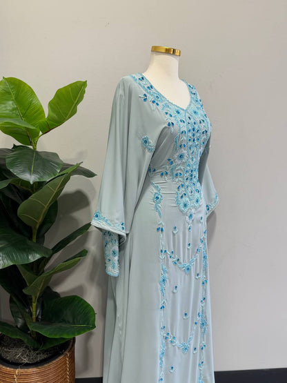 Dana Hand-Beaded Kaftan