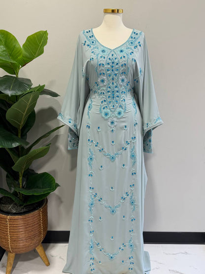 Dana Hand-Beaded Kaftan