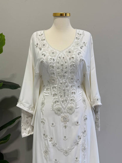 Dana Hand-Beaded Kaftan