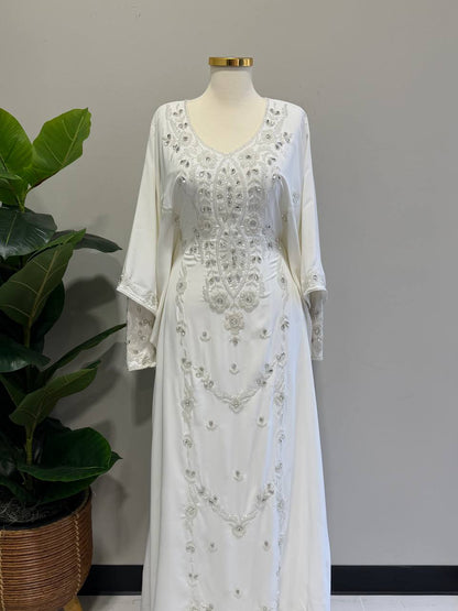 Dana Hand-Beaded Kaftan