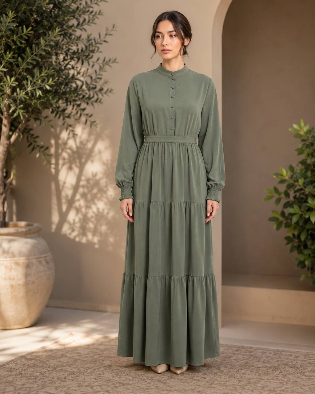 Lina Soft Crepe Dress