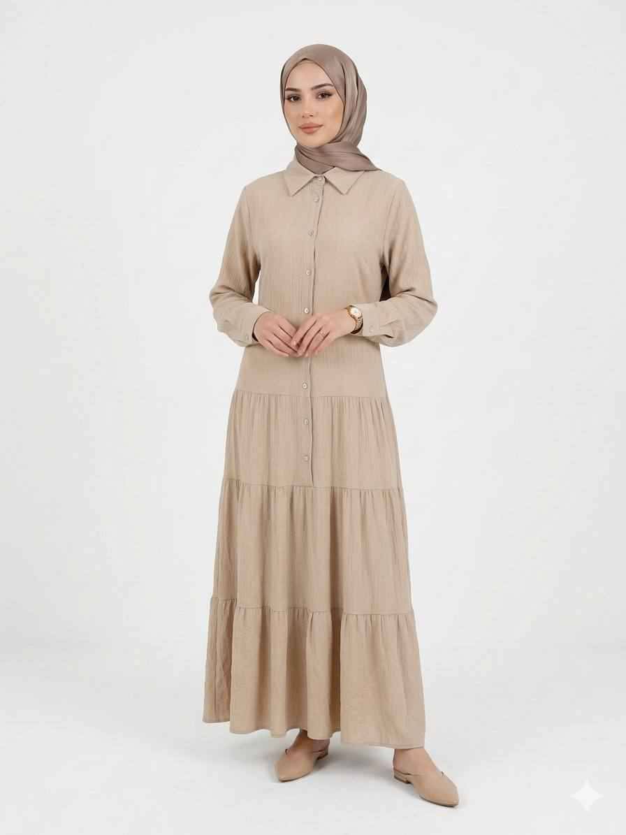 Layla Crinkled Crepe Maxi Dress