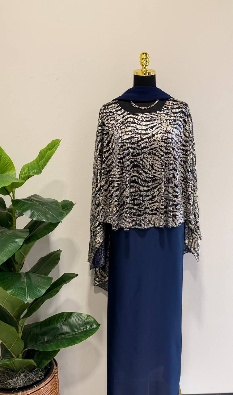 Luxe Butterfly Cape Abaya