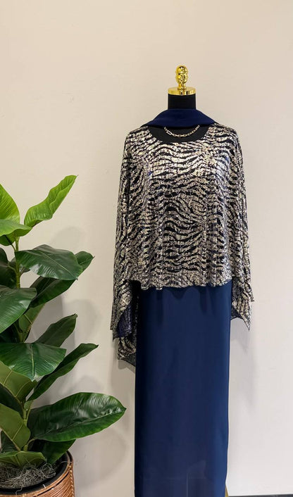Luxe Butterfly Cape Abaya