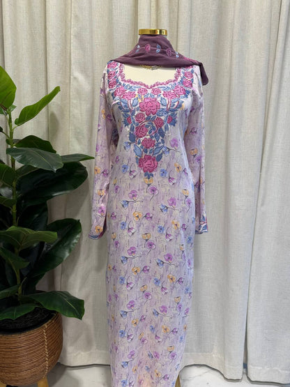 Dubai Bloom Embroidered Mukhawar