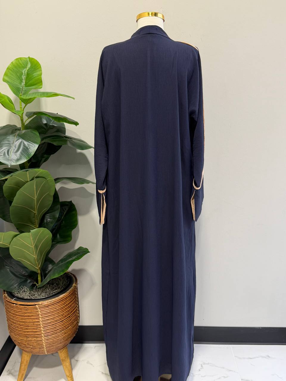 Classic Modesty 3-Piece Dubai Abaya Set