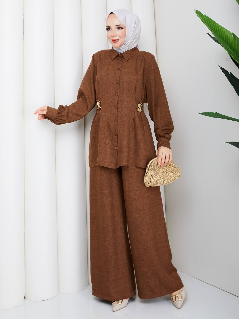 Soft Linen Two-Piece Set