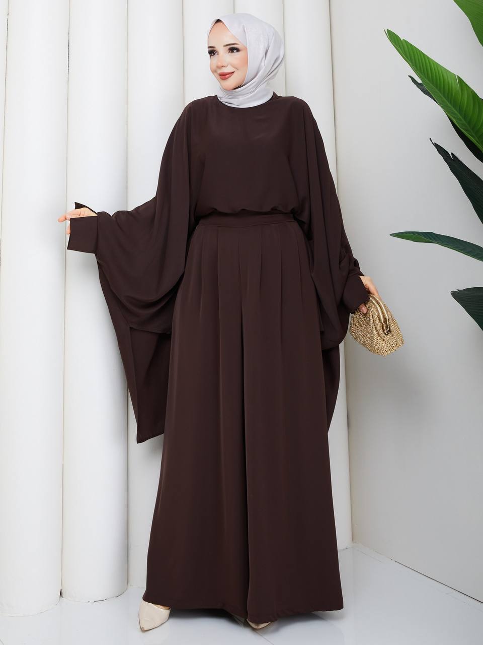 Elegant Butterfly Two-Piece Suit