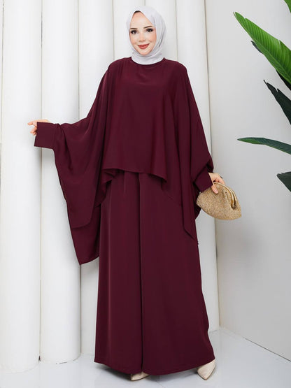 Elegant Butterfly Two-Piece Suit