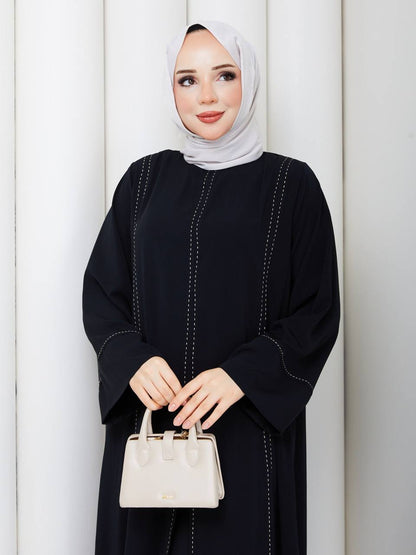 Elegance Stitched Summer Two-Piece Set – Long Tunic & Matching Trousers