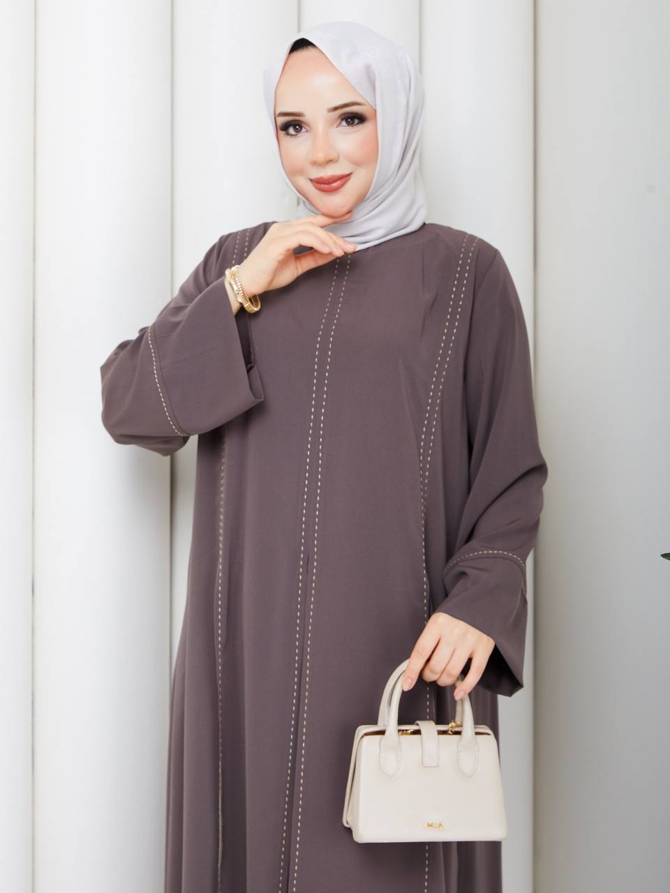 Elegance Stitched Summer Two-Piece Set – Long Tunic & Matching Trousers