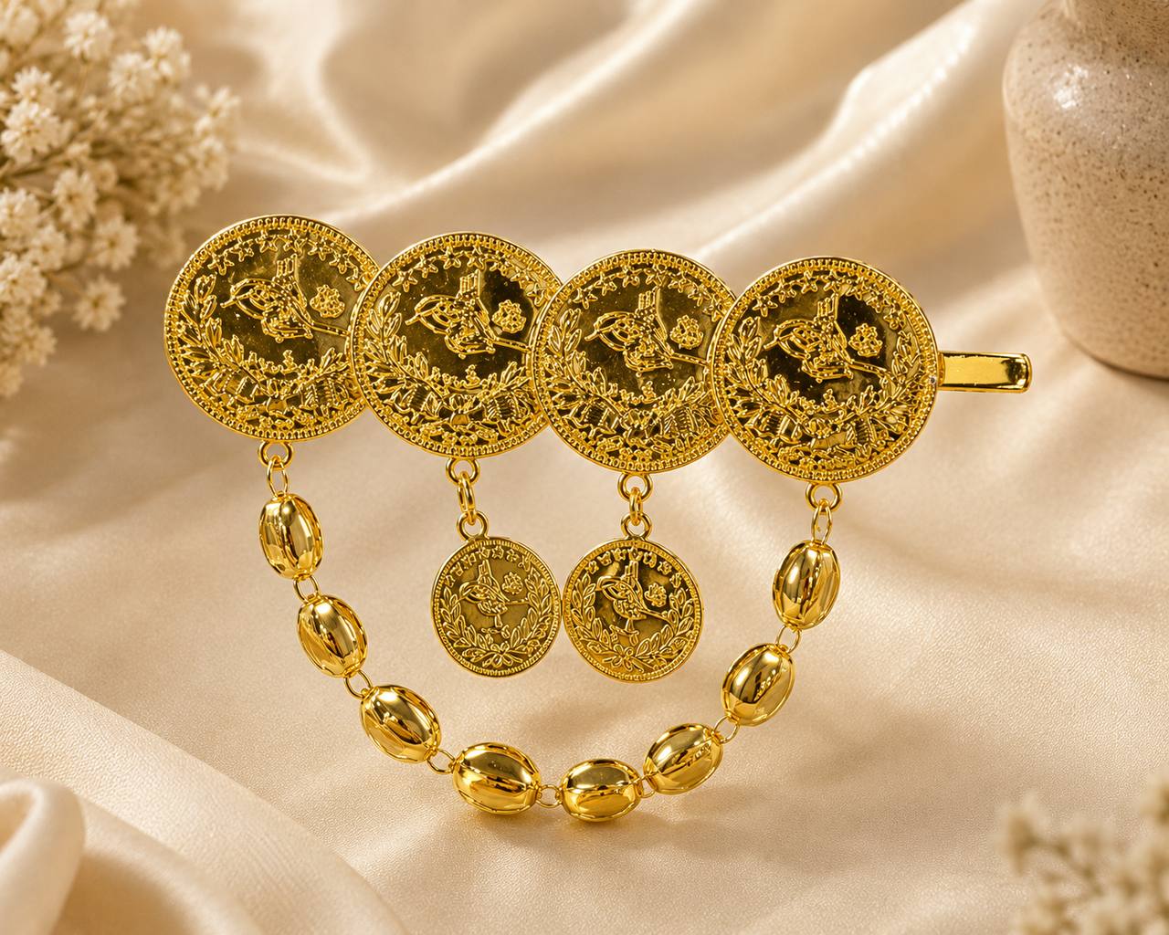Golden Heritage Hair Barrette