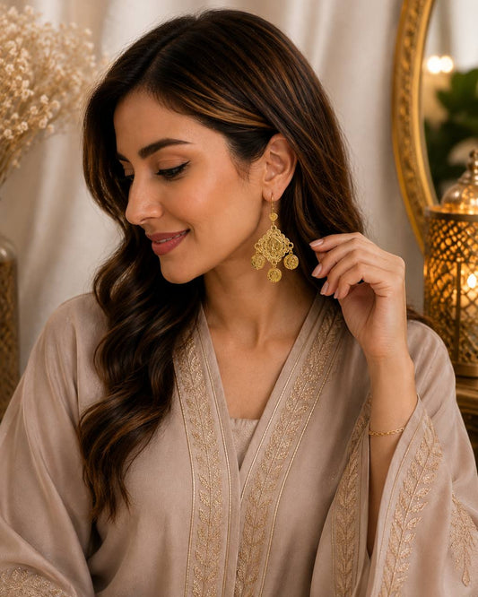 Sultana Coin Earrings