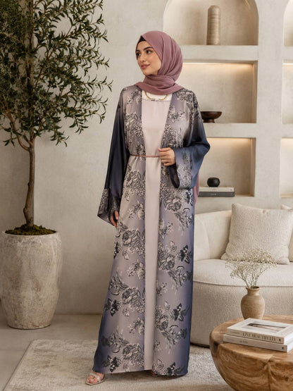 Rola Floral 3-Piece Abaya Set