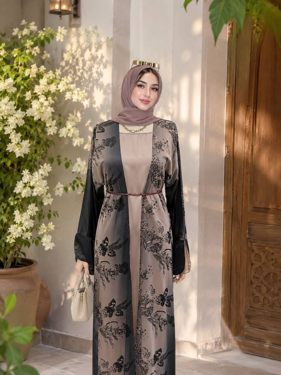 Suha Open Abaya