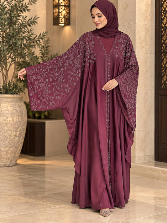 Lina Stone Embellished Abaya
