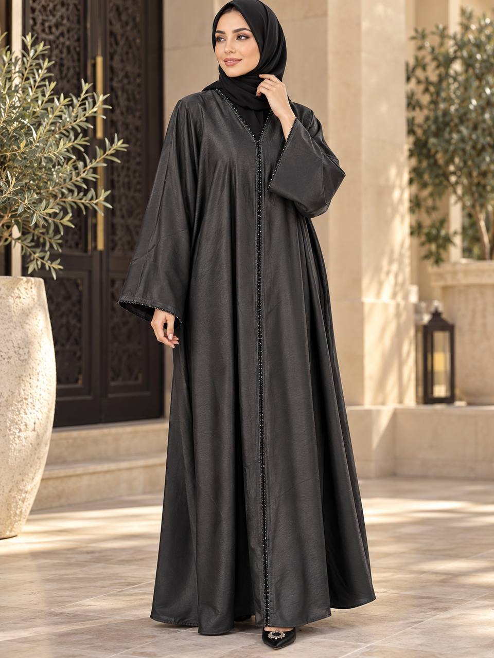 Soft Straight-Cut Abaya