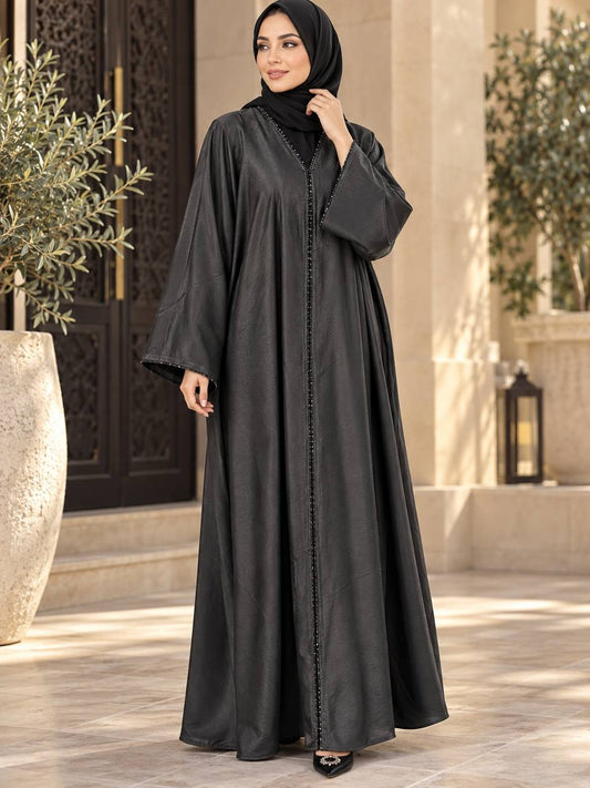 Soft Straight-Cut Abaya