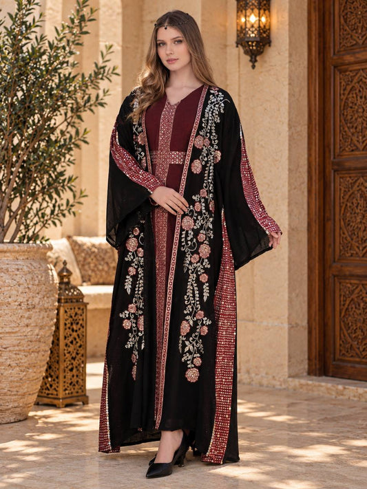 Luxury Embroidered Kaftan Set