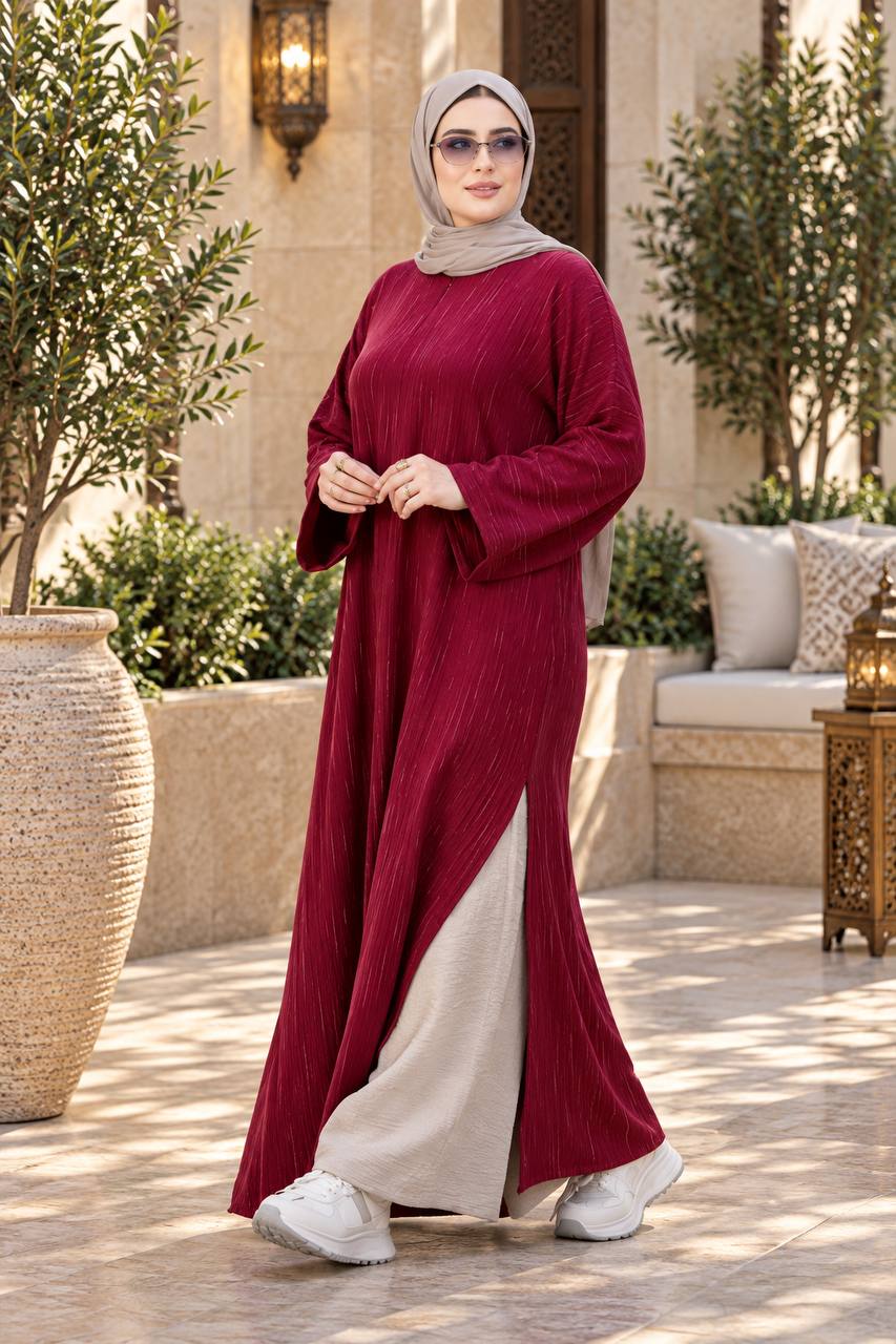 Long Linen Two-Piece Set