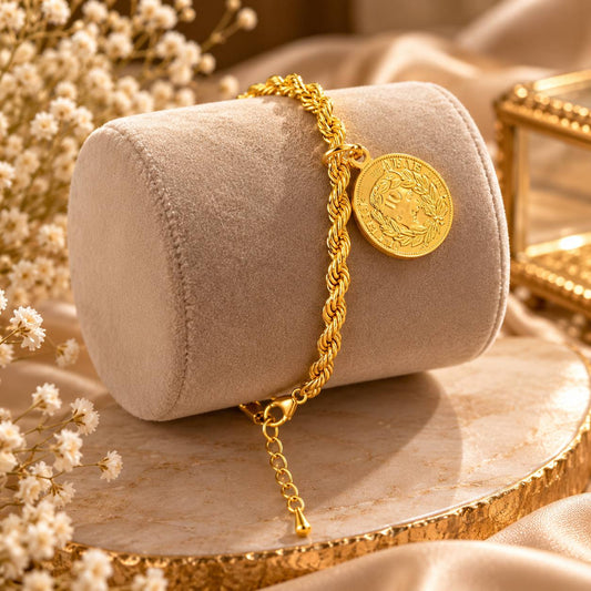 Regal Coin Charm Bracelet