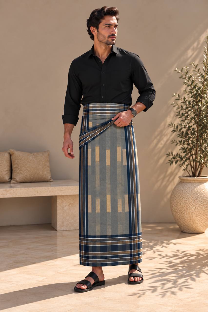 Men’s Traditional Striped Wrap – Wizar