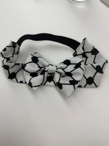 Girls’ Keffiyeh Bow Headband