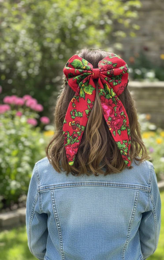 Bloom Charm – Floral Hair Bow