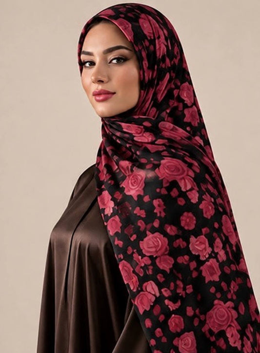 Printed Modal Hijab – 75 × 190 cm