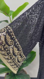 Royal Crystal Tulle Caftan