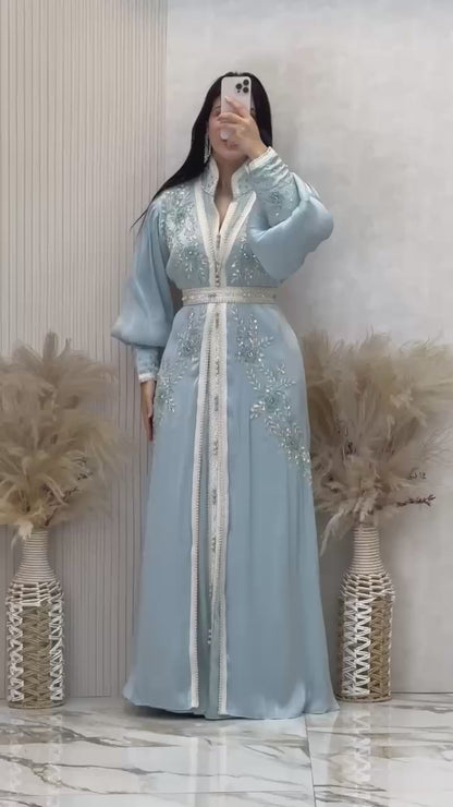 Noura Handcrafted Organza Kaftan
