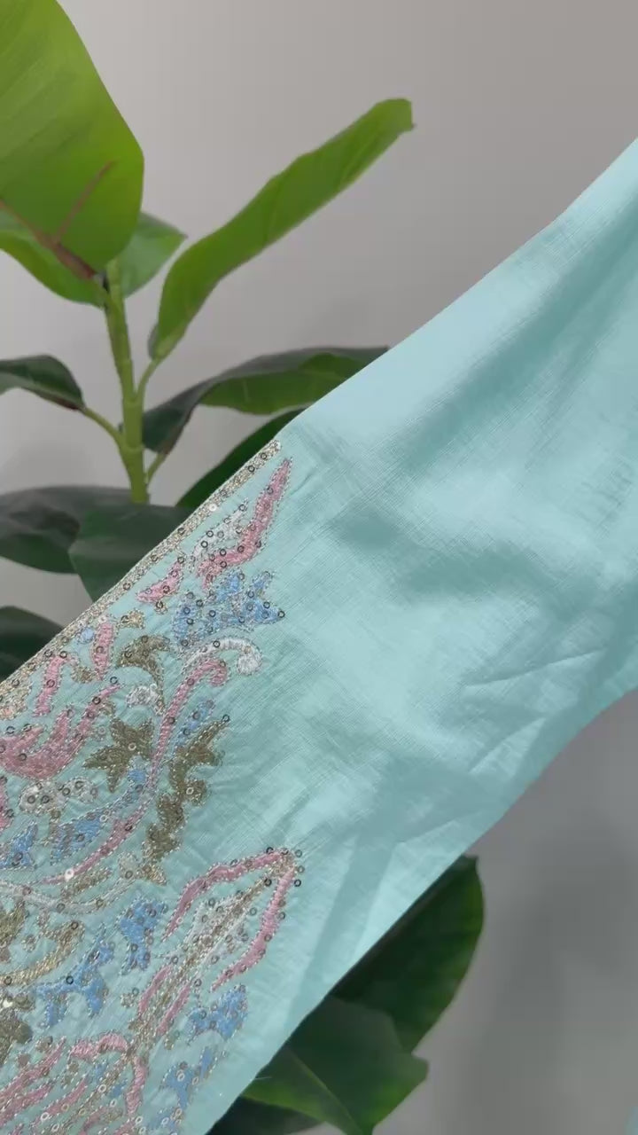 Pastel Luxe Linen Caftan