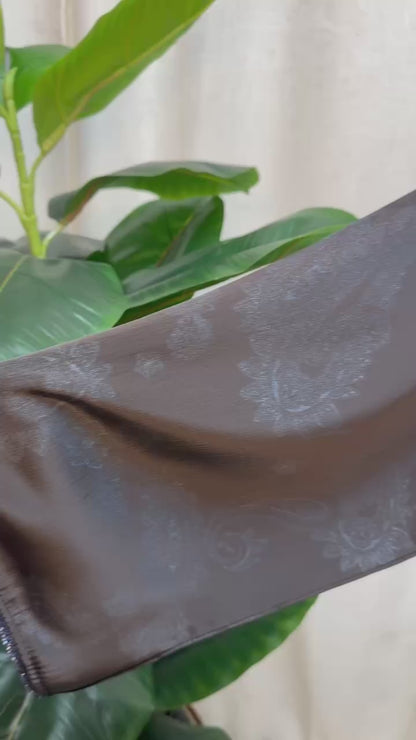 Salma Abaya – Korean Nada Print Fabric