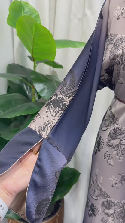 Rola Floral 3-Piece Abaya Set