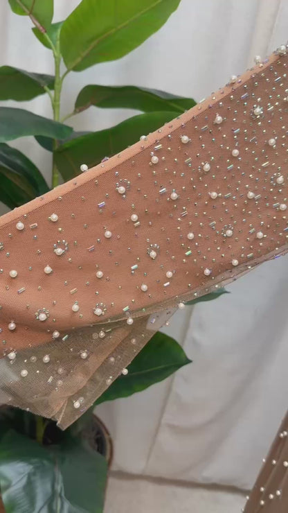 Pearl Veil Abaya Set